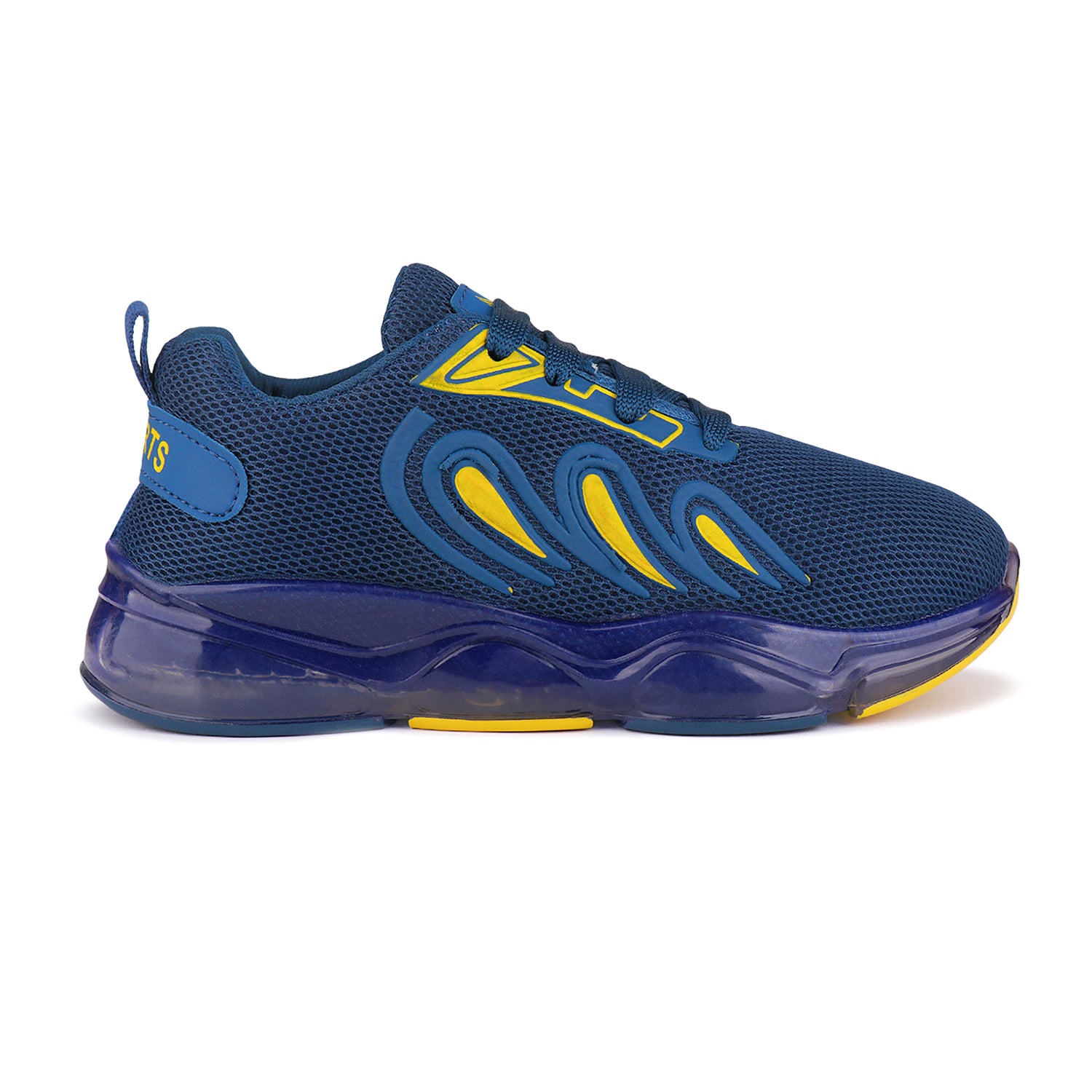 Bersache Premium Sports,walking,Gym,cricket,Trending Running Shoes For Kid's - Navy Blue -8035.