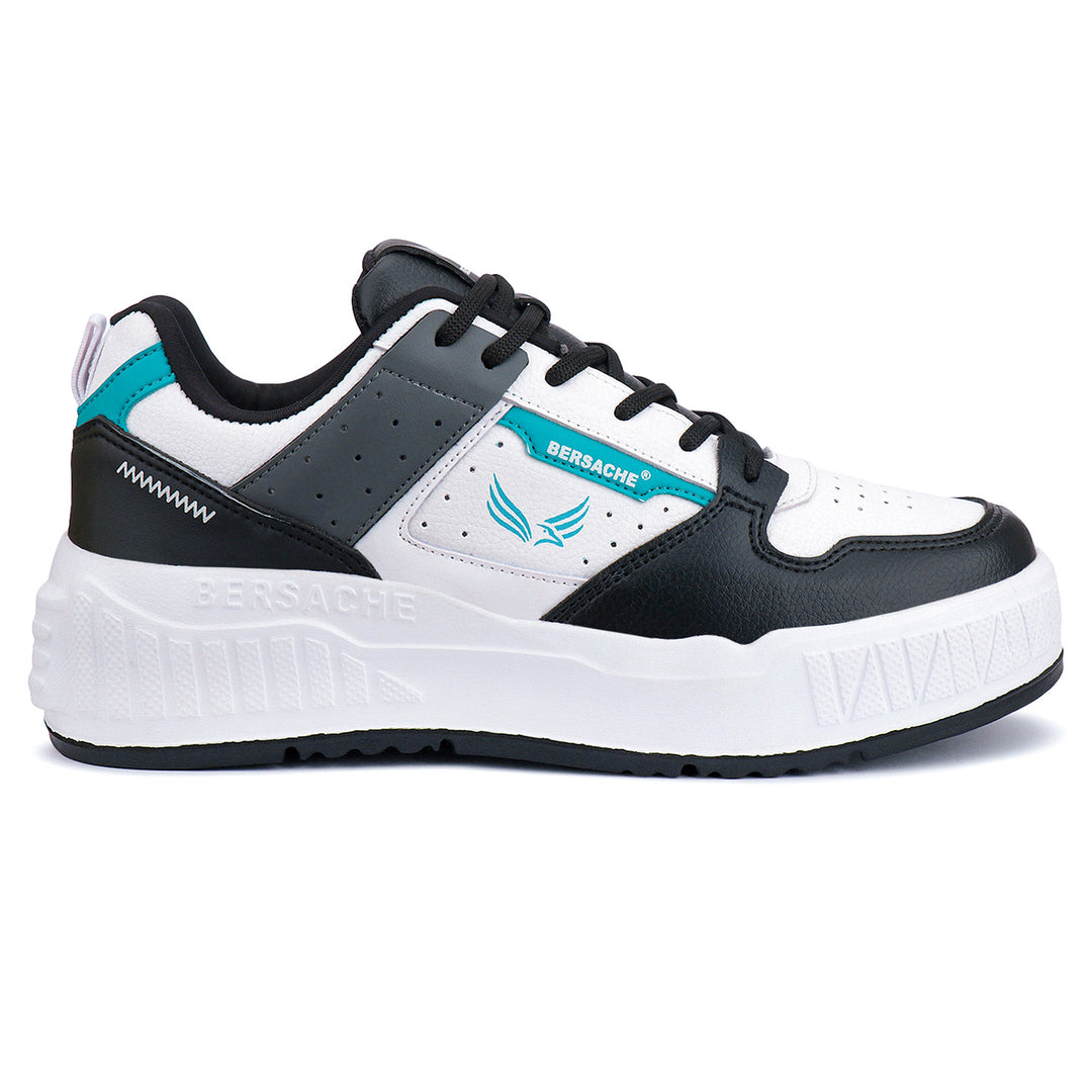 Bersache Sneaker, Loafers ,Casual With Extra Comfort Sneakers For Men's/Boy's (8051-Black & Blue)