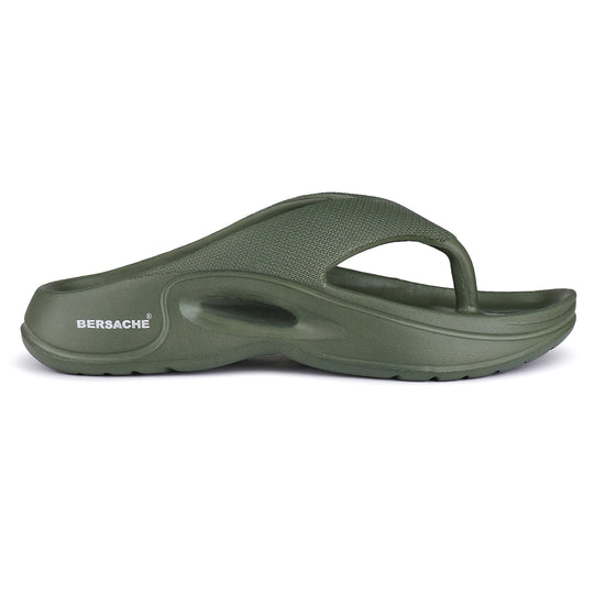 Bersache Extra Soft Classic Casual with  Regular wear with Ultra Soft & Flexibility Technology Clogs for Men's & Boy's 6065-Green