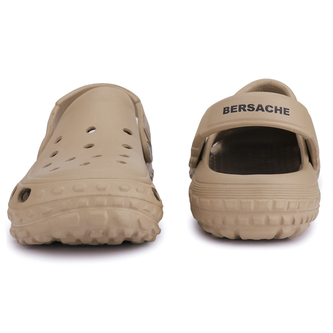 Bersache Extra Soft Classic Casual with  Regular wear with Ultra Soft & Flexibility Technology Clog's for Women's & Girl's Beige-6195