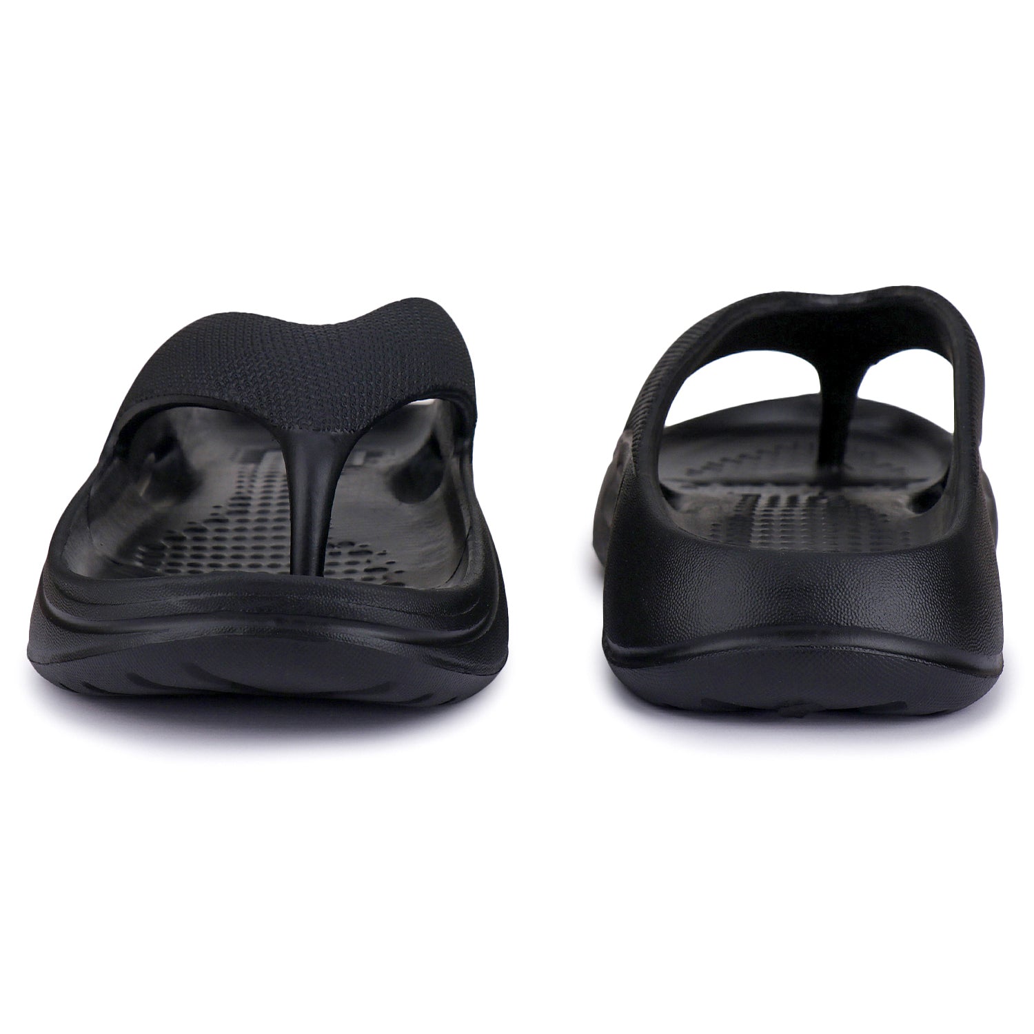 Bersache Extra Soft Classic Casual with Back Strap Regular wear with Ultra Soft & Flexibility Technology Flip-Flop for Men's/ Boy's-Black-6061