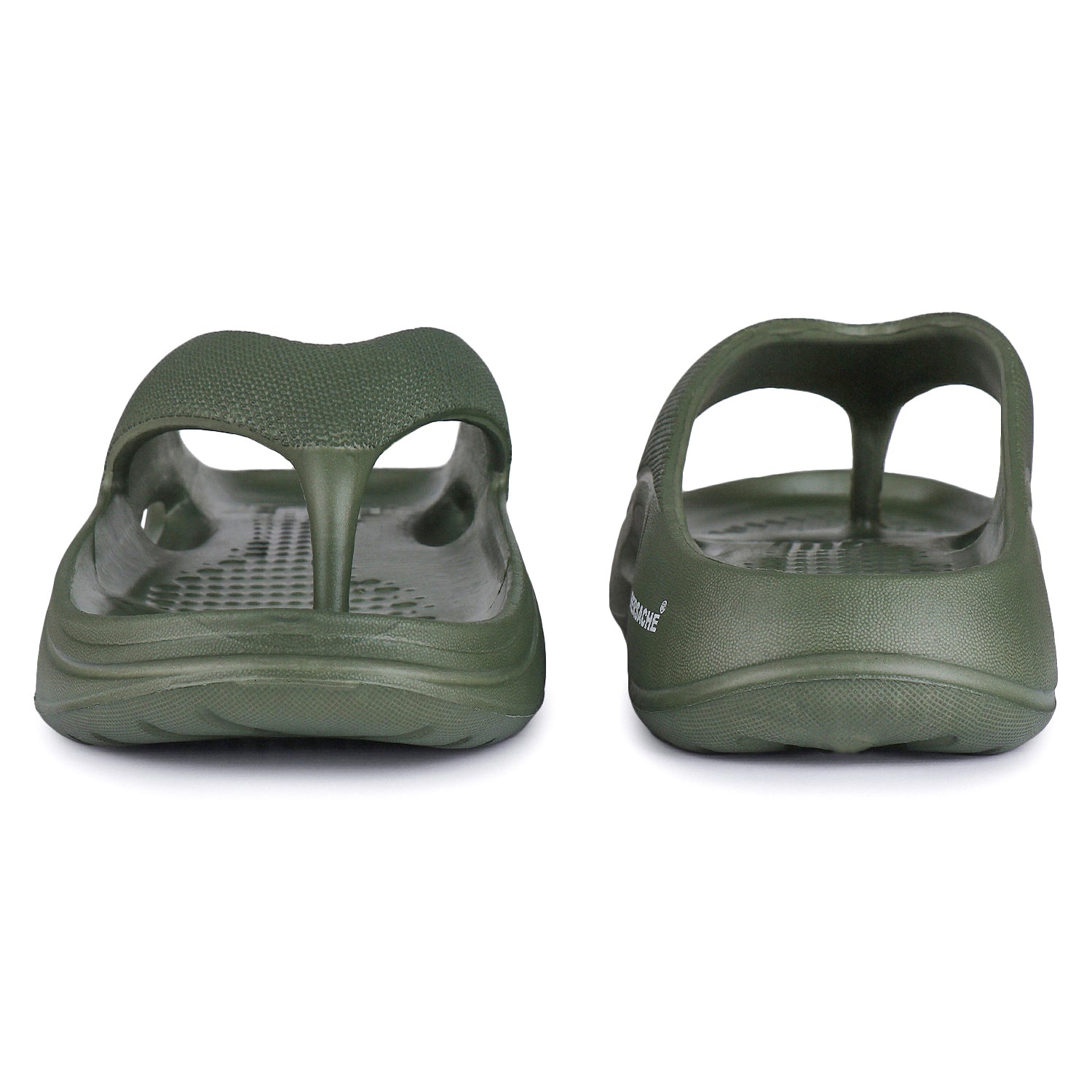 Bersache Extra Soft Classic Casual with Back Strap Regular wear with Ultra Soft & Flexibility Technology Flip-Flop for Men's/ Boy's-Green-6065.