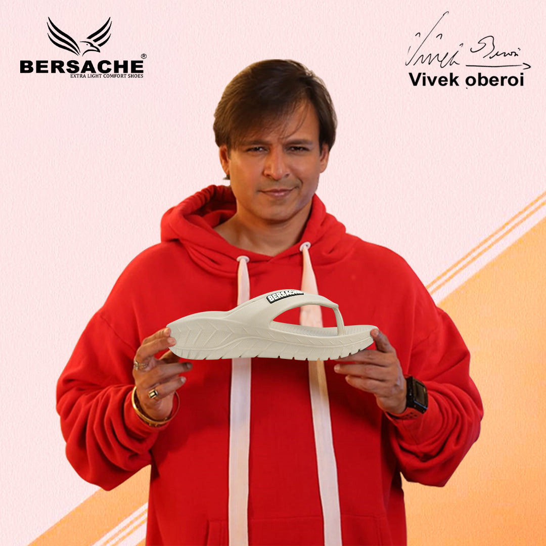 Bersache Extra Soft Classic Casual with  Regular wear with Ultra Soft & Flexibility Technology Slipper For Men's & Boy's-Beige-6256