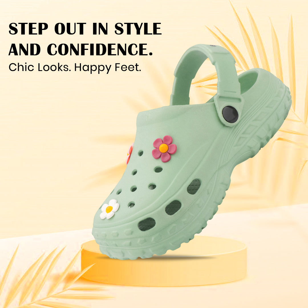 Bersache Extra Soft Classic Casual  with  Regular wear with Ultra Soft & Flexibility Technology Flip-Flop for Women's-(6299-Green).