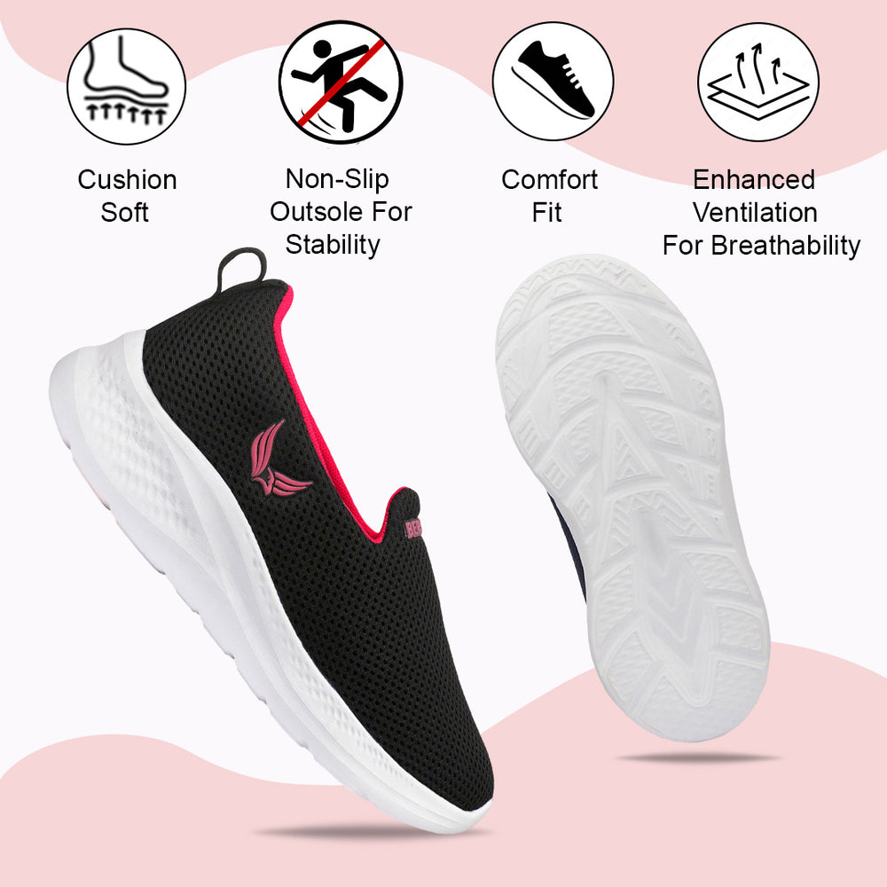 Bersache Sneaker, Loafers ,Casual with Extra comfort Sneaker Colour Changing shoes for Women (Red-8097)