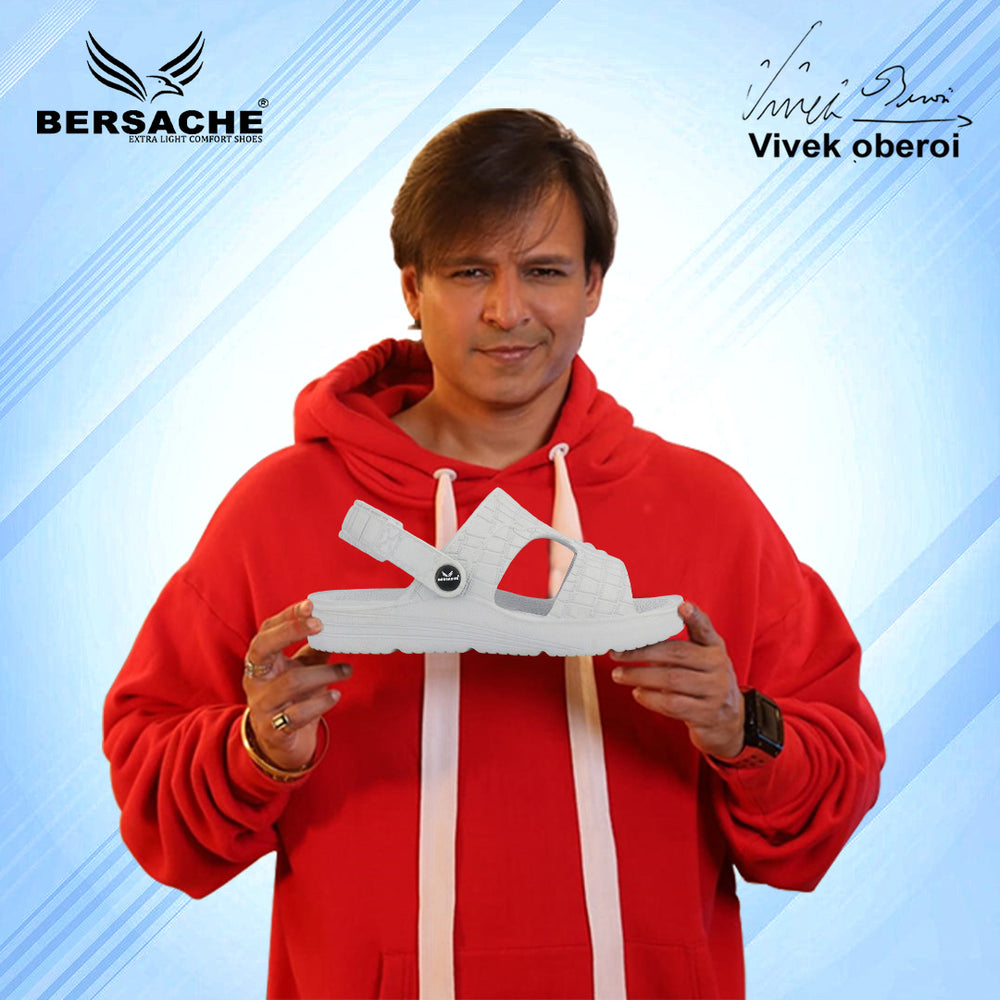 Bersache Extra Soft Classic Casual with  Regular wear with Ultra Soft & Flexibility Technology Slipper For Men's & Boy's-(Grey-6271)