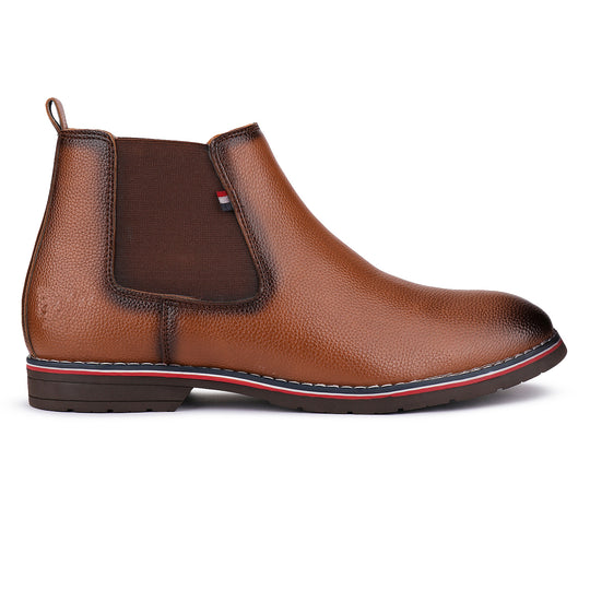 Bersache Lightweight Casual Loafer Walking Shoes For Men (9086-Light Brown)