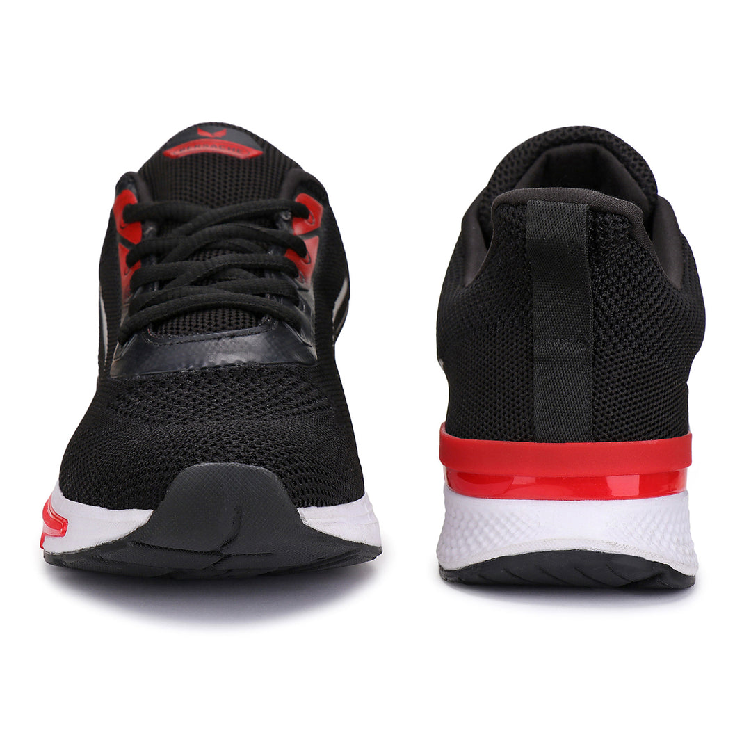 Bersache Lightweight Sports Running Shoes For Men Black-9060