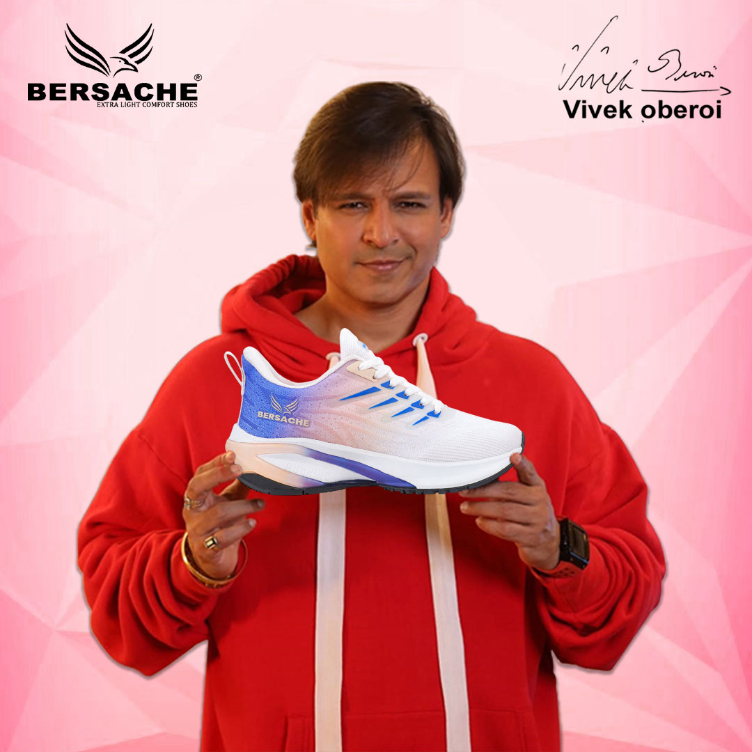 Bersache Casual Sneaker shoe for Men| Soft Cushioned Insole , Slip-Resistance Casuals For Men (Blue-White-9212).