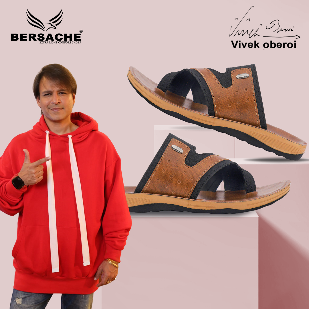 Bersache Extra Soft Classic Casual with  Regular wear with Ultra Soft & Flexibility Technology Slipper For Men's & Boy's-Brown-6217