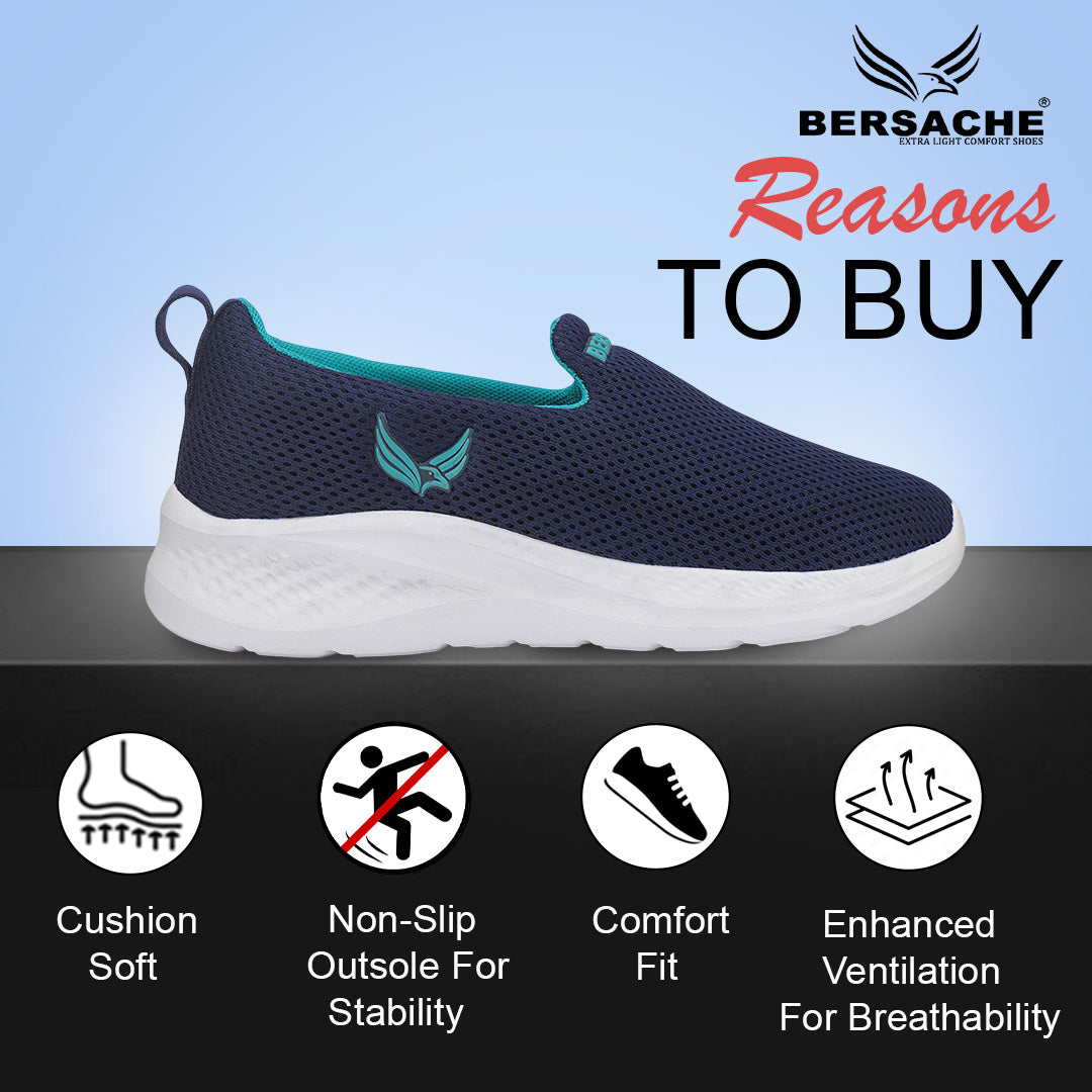 Bersache Premium Sports ,Gym, Trending Stylish Running Colour Changing shoes for Women (8096-Green)