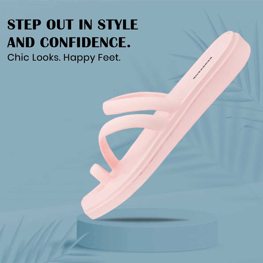 Bersache Extra Soft Classic Casual  with  Regular wear with Ultra Soft & Flexibility Technology Slipper for Women's-(6305-Pink)