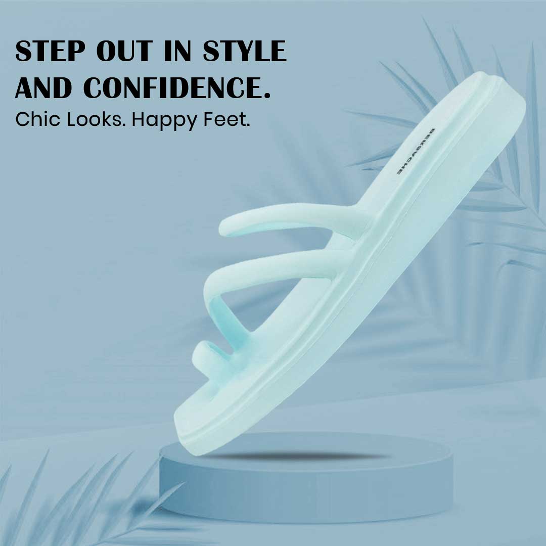 Bersache Extra Soft Classic Casual  with  Regular wear with Ultra Soft & Flexibility Technology Slipper for Women's-(6303-Blue)