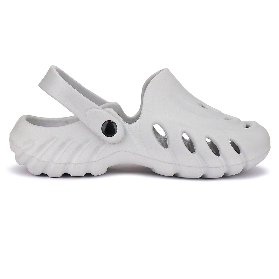 Bersache Extra Soft Classic Casual with  Regular wear with Ultra Soft & Flexibility Technology Clogs for Men's & Boy's 6007 (Grey)