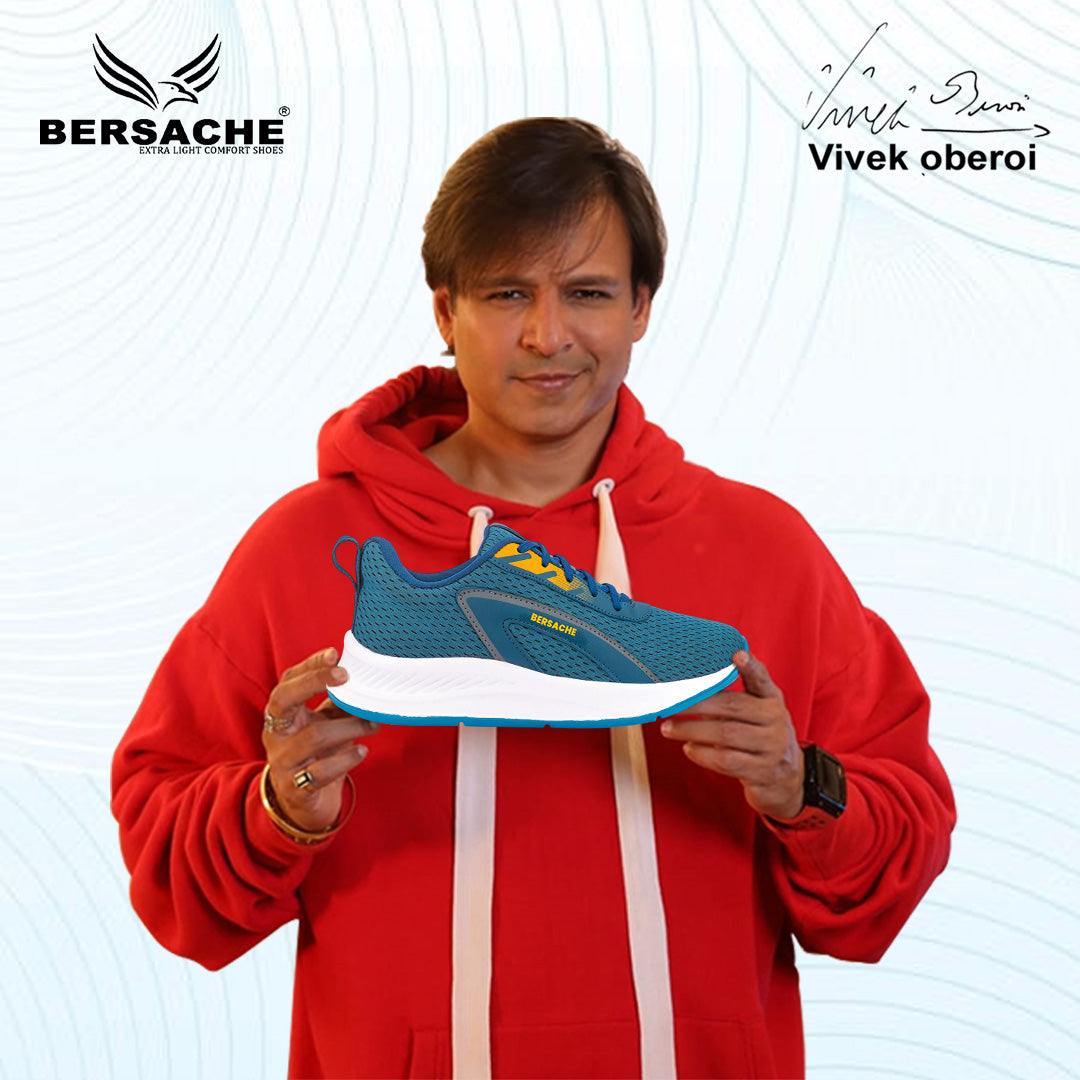 Bersache Premium Sports,Gym, Trending Stylish Running Shoes For Men (8090-Sky-Blue)