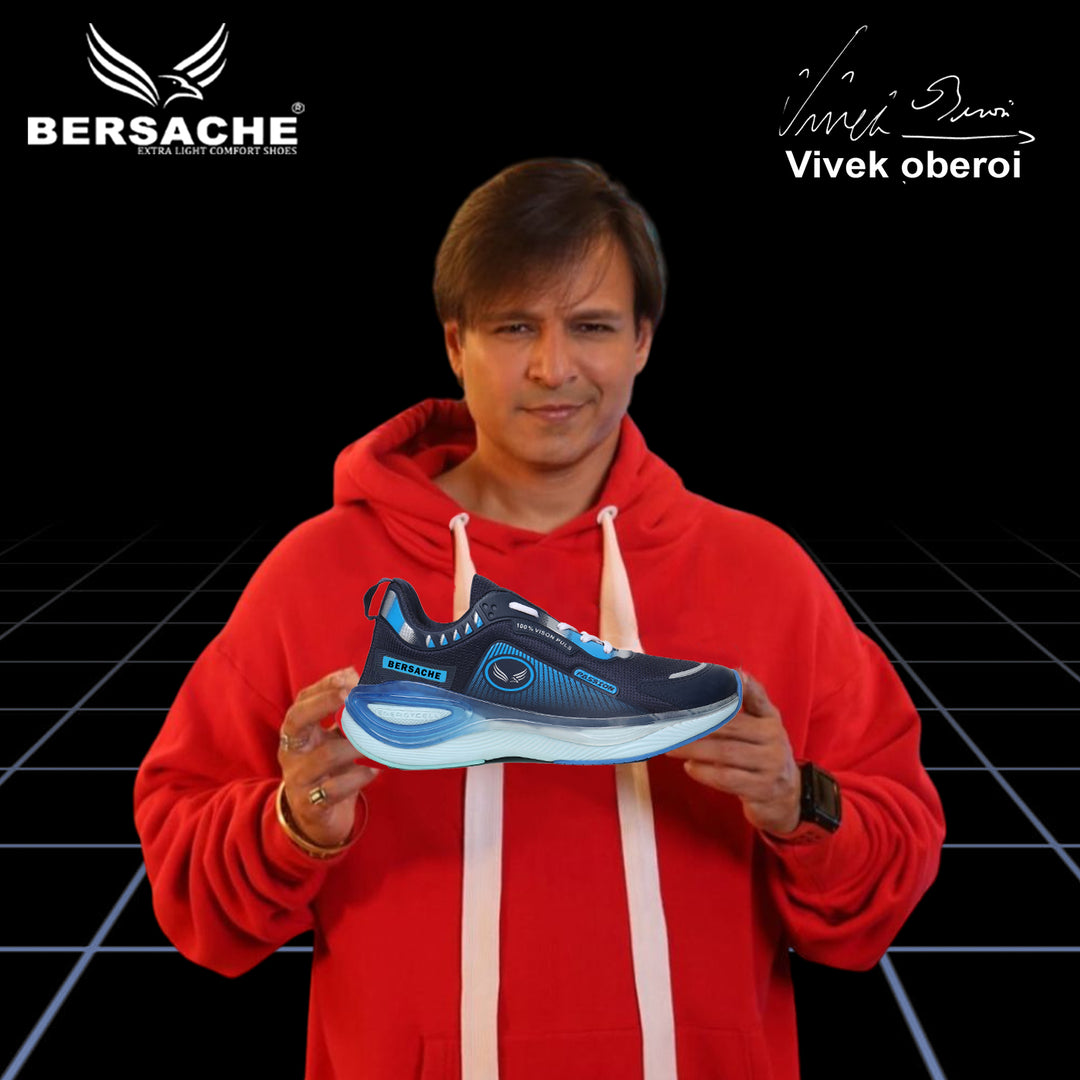 Bersache Sneaker, Loafers ,Casual With Extra Comfort Sneakers For Mens  (9200-Navy Blue)