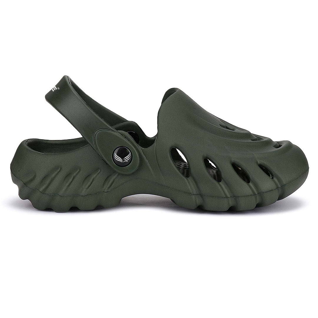 Bersache Extra Soft Classic Casual with Back Strap Regular wear with Ultra Soft & Flexibility Technology Flip-Flop for Men's/ Boy's Green-6009