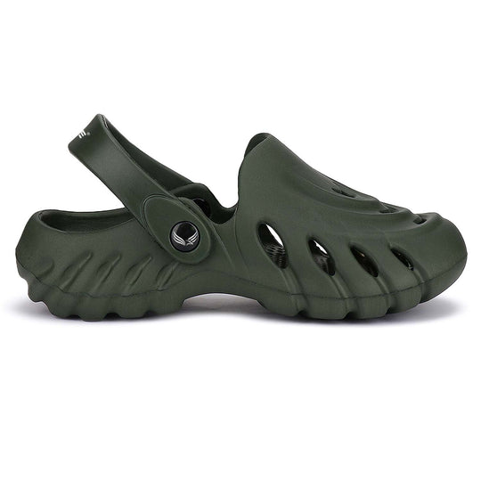 Bersache Extra Soft Classic Casual with Back Strap Regular wear with Ultra Soft & Flexibility Technology Flip-Flop for Men's/ Boy's Green-6009