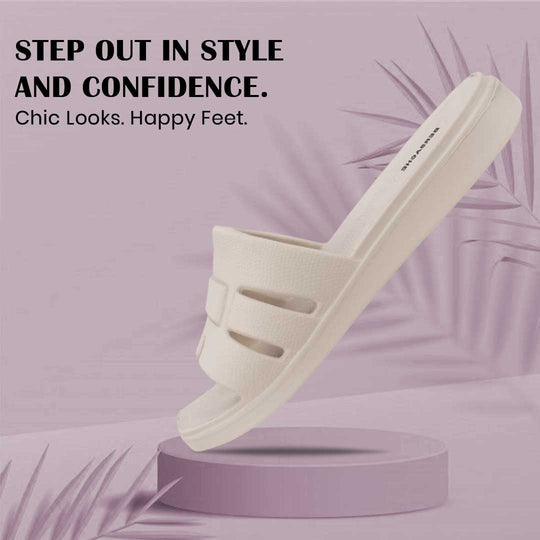 Bersache Extra Soft Classic Casual  with  Regular wear with Ultra Soft & Flexibility Technology Flip-Flop for Women's-(6301-Beige)