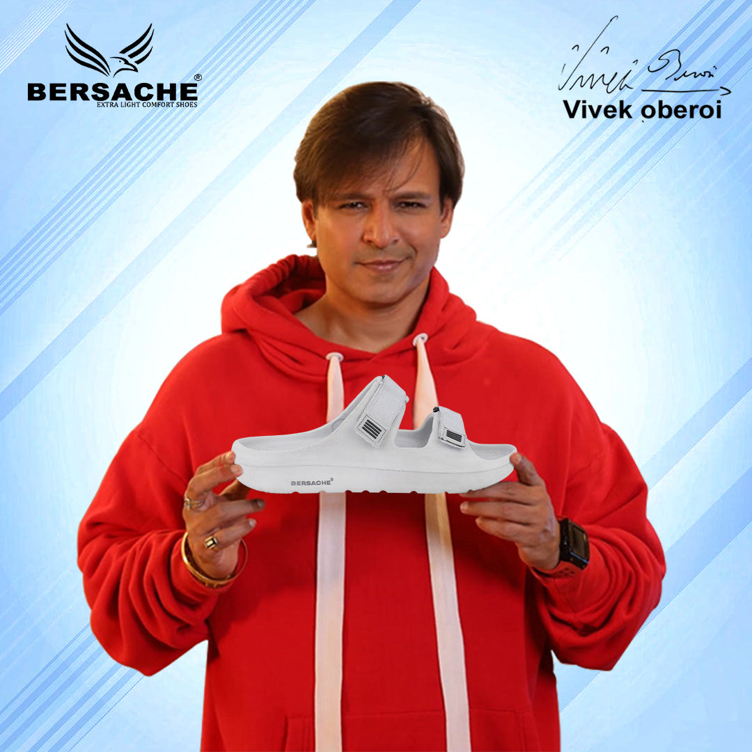 Bersache Extra Soft Classic Casual with  Regular wear with Ultra Soft & Flexibility Technology Slipper For Men's & Boy's-(Grey-6286)