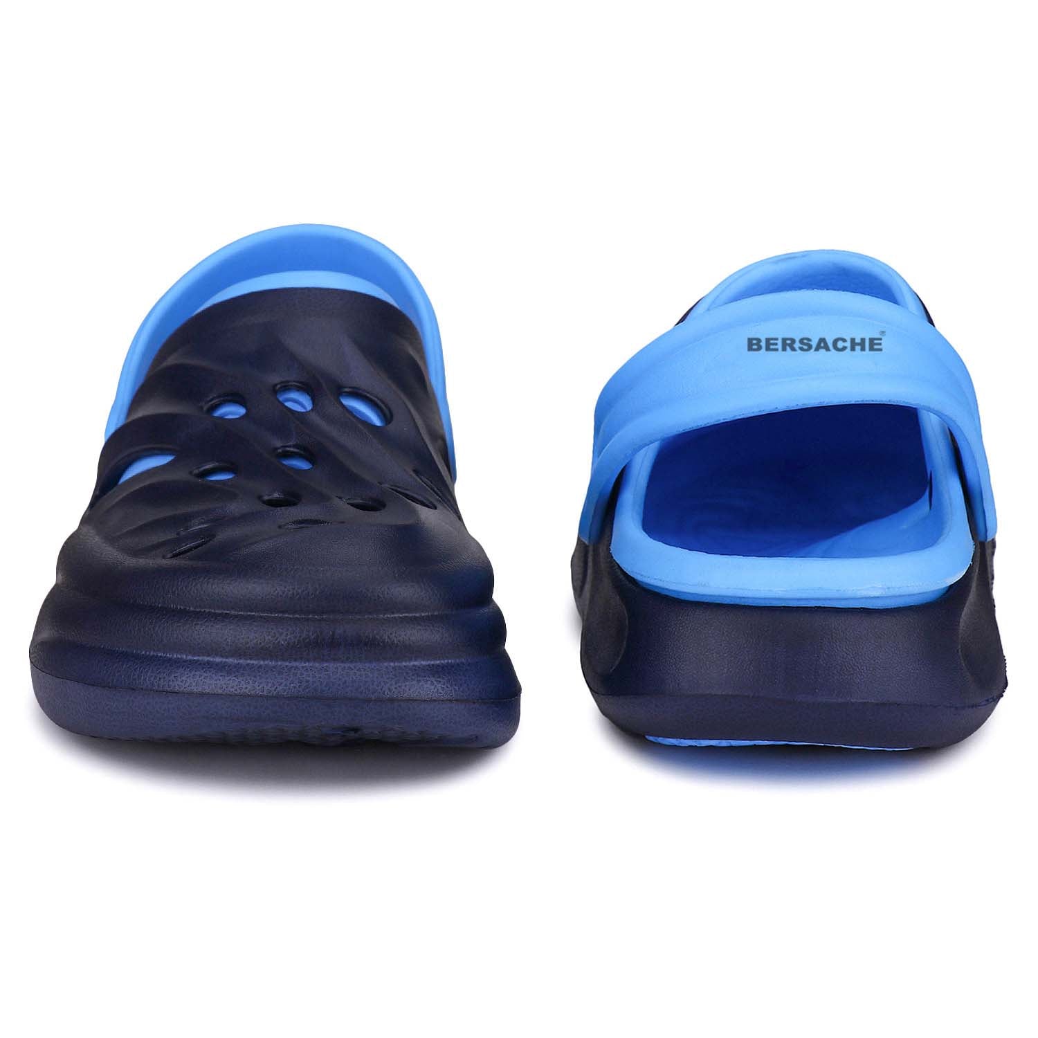 Bersache Extra Soft Classic Casual with  Regular wear with Ultra Soft & Flexibility Technology Clogs for Men's & Boy's -Navy-6031