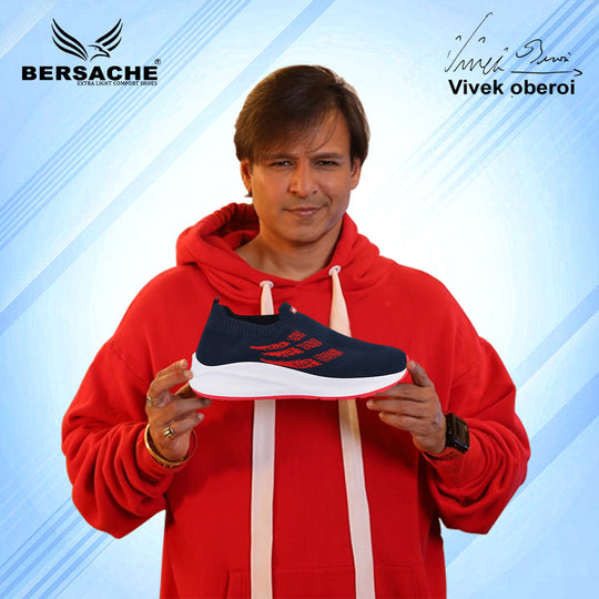 Bersache Premium Sports,Gym, Trending Stylish Running Shoes For Men (8111-Black)