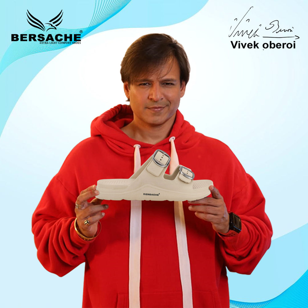 Bersache Extra Soft Classic Casual CHAPPAL with  Regular wear with Ultra Soft & Flexibility Technology  Slippers for Men's-(6283-Beige)