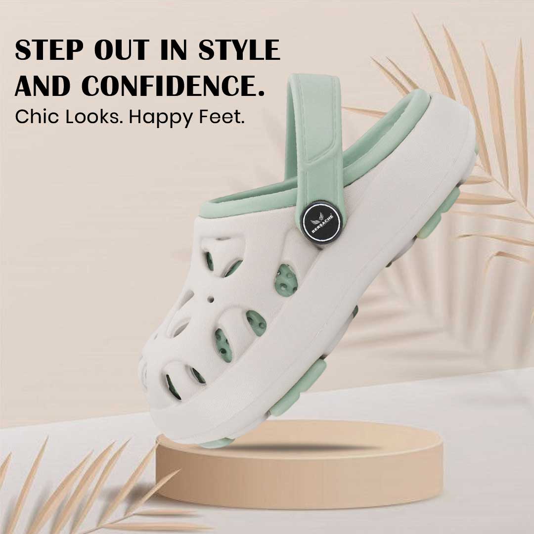 Bersache Extra Soft Classic Casual CHAPPAL with  Regular wear with Ultra Soft & Flexibility Technology Clog's for Kids's - Beige -6315.