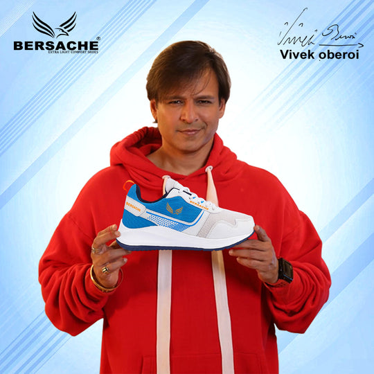 Bersache Premium Sports,Gym, Trending Stylish Running Shoes For Men (8108-White)