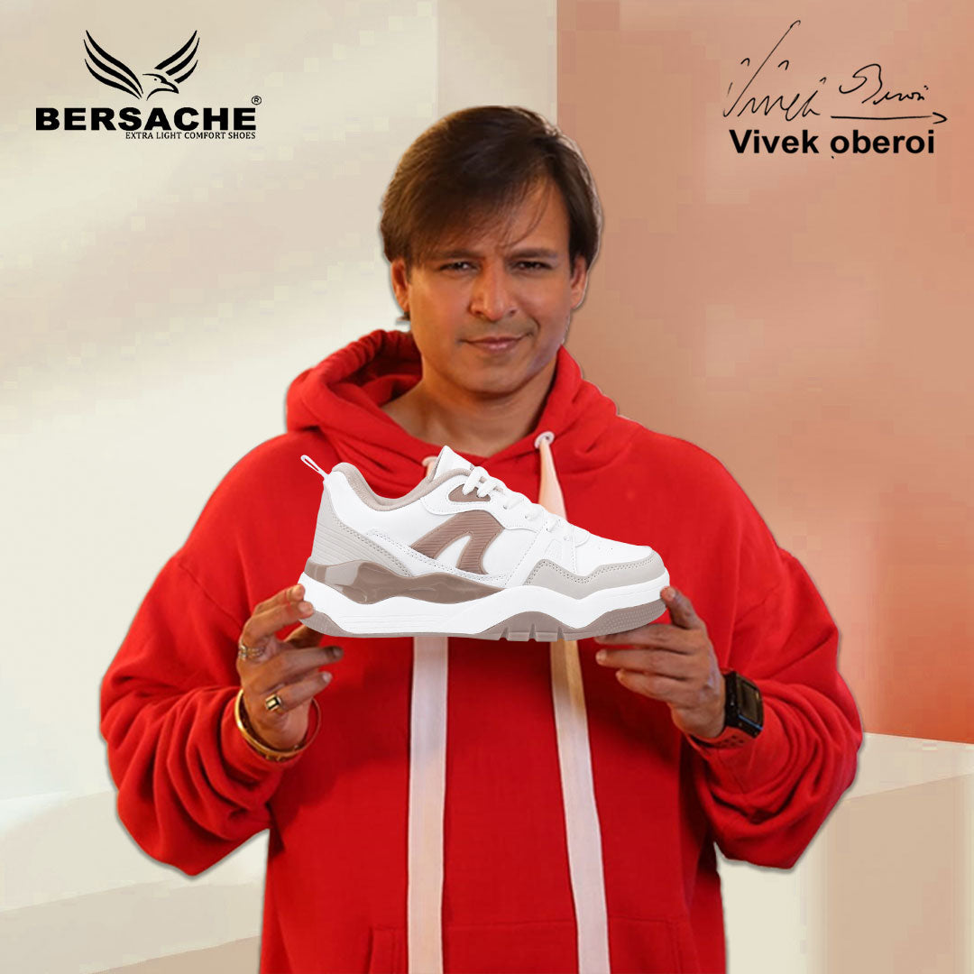 Bersache Premium Sports ,walking,Gym,cricket, Trending  Running Shoes For Men's (White-9224)