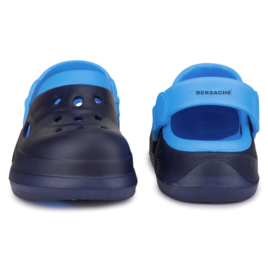 Bersache Extra Soft Classic Casual with  Regular wear with Ultra Soft & Flexibility Technology Clogs for Men's & Boy's -Blue  6033