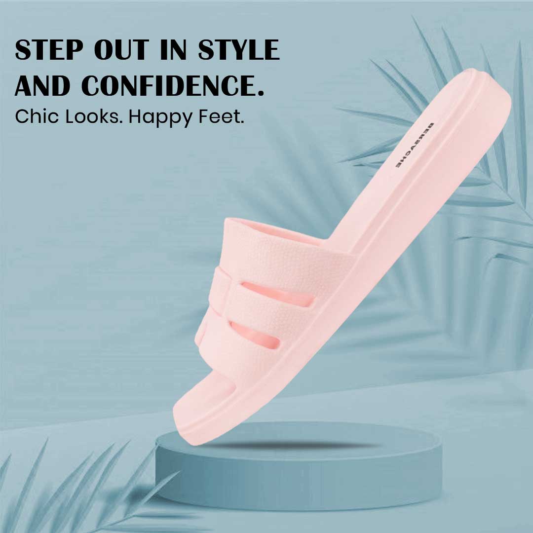 Bersache Extra Soft Classic Casual with  Regular wear with Ultra Soft & Flexibility Technology Sandal For Women's/Girl's-(6302-Pink) .
