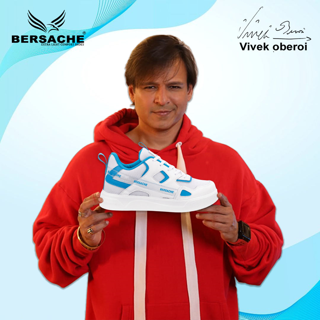Bersache Premium Sports ,walking,Gym,cricket, Trending  Running Shoes For Men's (White-8126)