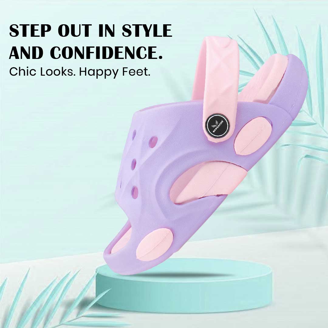 Bersache Extra Soft Classic Casual CHAPPAL with  Regular wear with Ultra Soft & Flexibility Technology Slipper for Kids's - Purple -6319.