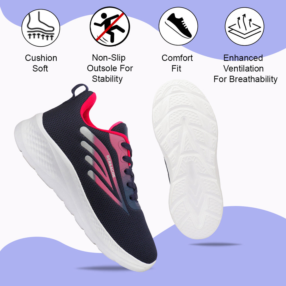 Bersache Sneaker, Loafers ,Casual with Extra comfort Sneaker Colour Changing shoes for Women (Red-8095)