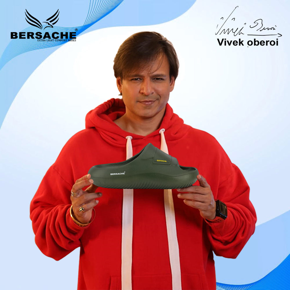 Bersache Extra Soft Classic Casual CHAPPAL with  Regular wear with Ultra Soft & Flexibility Technology  Slippers for Men's -(6281-Green)