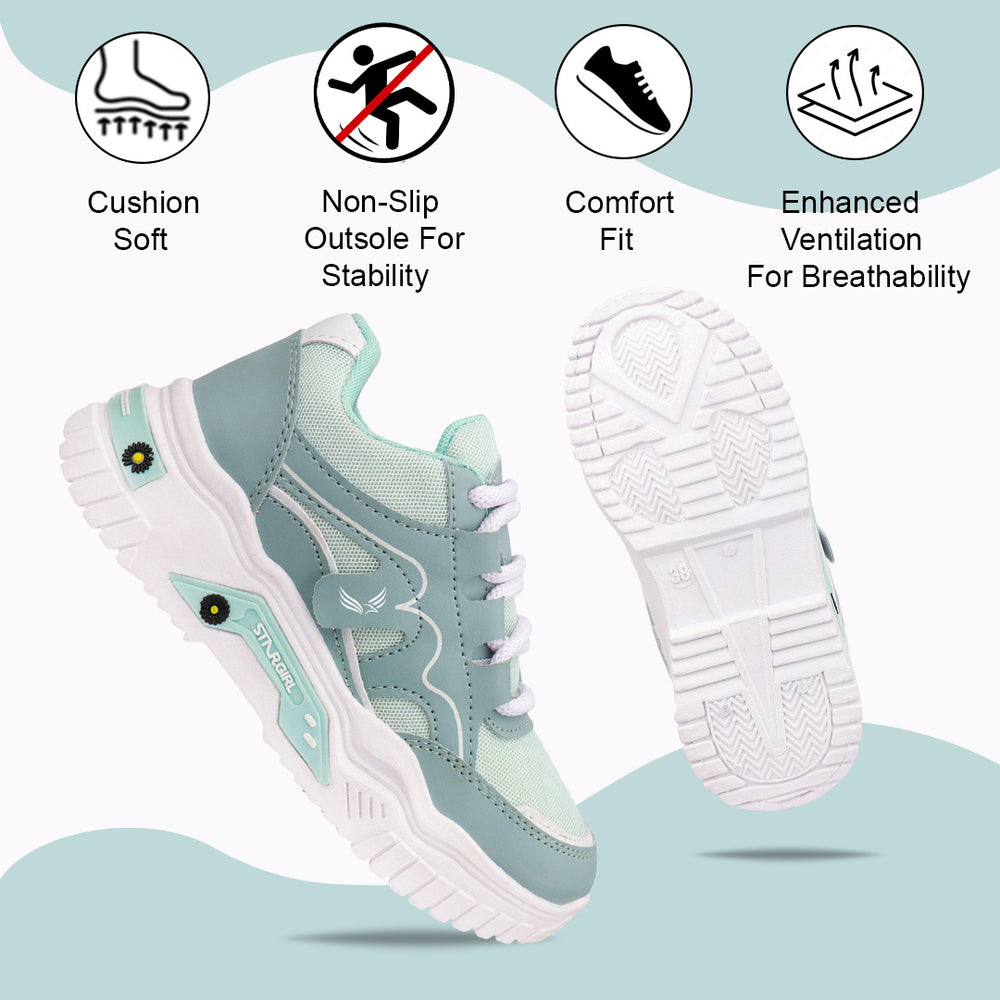 Bersache Sneaker, Loafers ,Casual with Extra comfort Sneaker Colour Changing shoes for Women (Grey-8101)