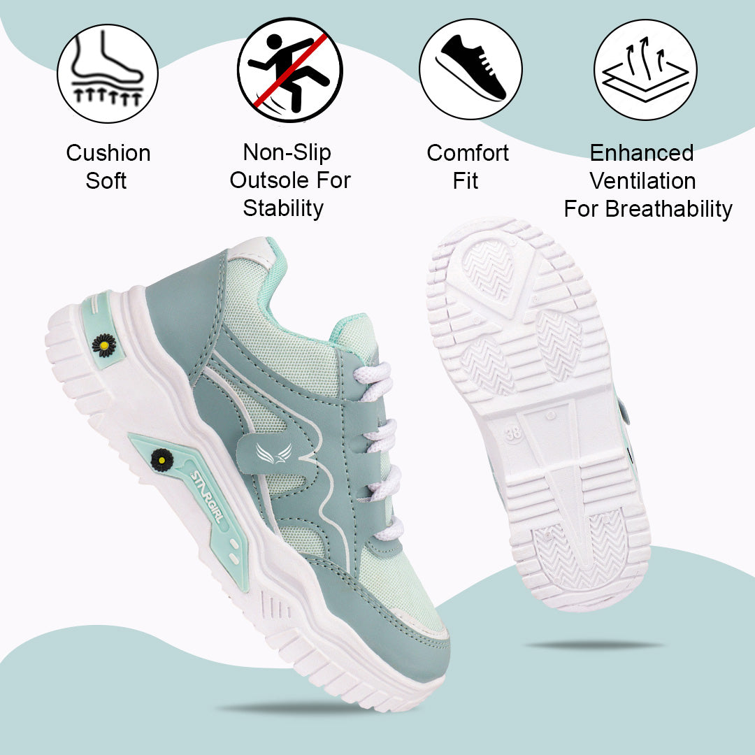 Bersache Sneaker, Loafers ,Casual with Extra comfort Sneaker Colour Changing shoes for Women (Grey-8101)