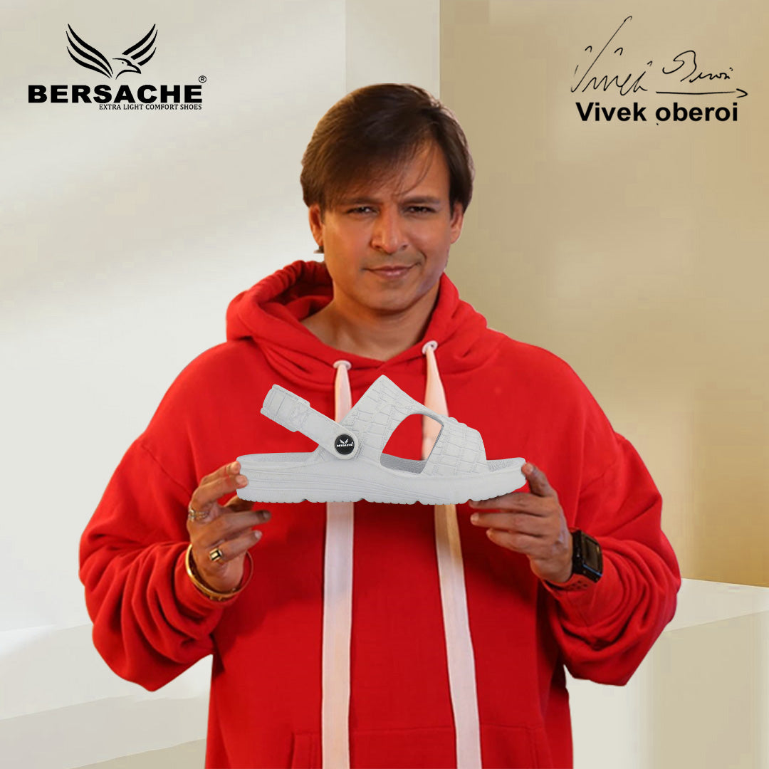 Bersache Extra Soft Classic Casual with  Regular wear with Ultra Soft & Flexibility Technology clog For Men's & Boy's-(Grey-6271) .
