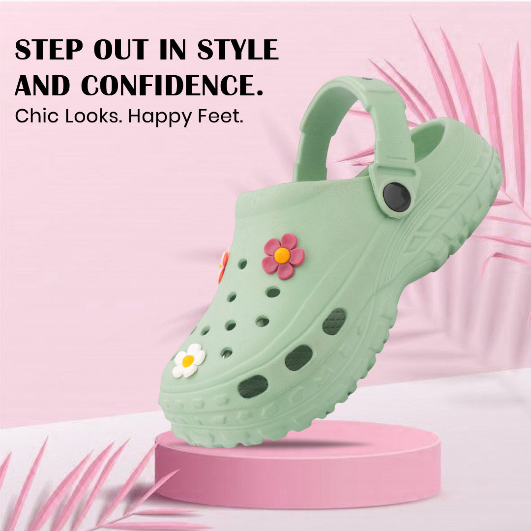Bersache Extra Soft Classic Casual CHAPPAL with  Regular wear with Ultra Soft & Flexibility Technology  Slippers for Women's-(6299-Green).