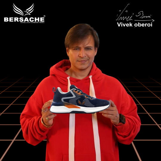 Bersache Premium Sports ,Gym, Trending Stylish Running Shoes For Men (9202-Blue)