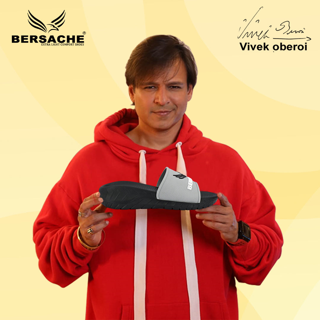 Bersache Extra Soft Classic Casual with  Regular wear with Ultra Soft & Flexibility Technology Flip Flop For Men's-(Black-6329).