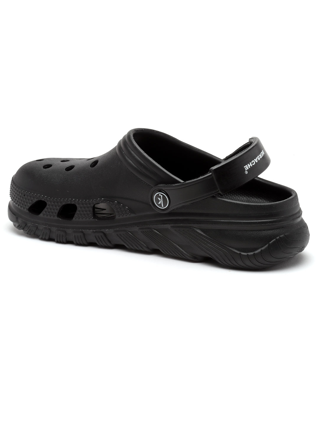 Bersache Extra Soft Classic Casual with  Regular wear with Ultra Soft & Flexibility Technology Clog's for Men's & Boy's (6094-Black)