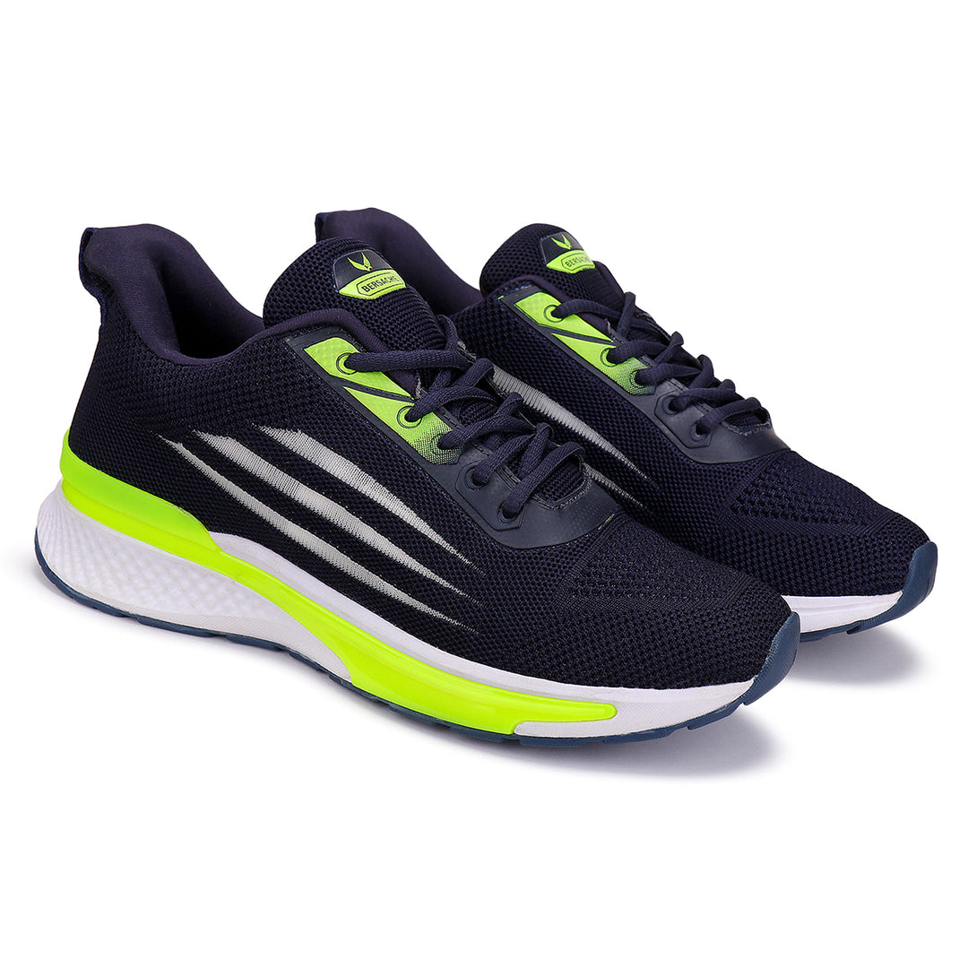 Bersache Sports Lightweight  Running Shoes  For Men Navy  -  9059