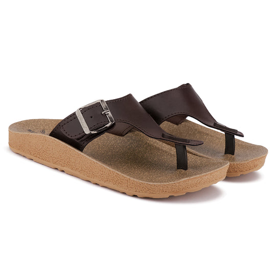 Bersache Extra Soft Classic Casual with  Regular wear with Ultra Soft & Flexibility Technology Flip-Flop for Men's & Boy's (6211-Brown)