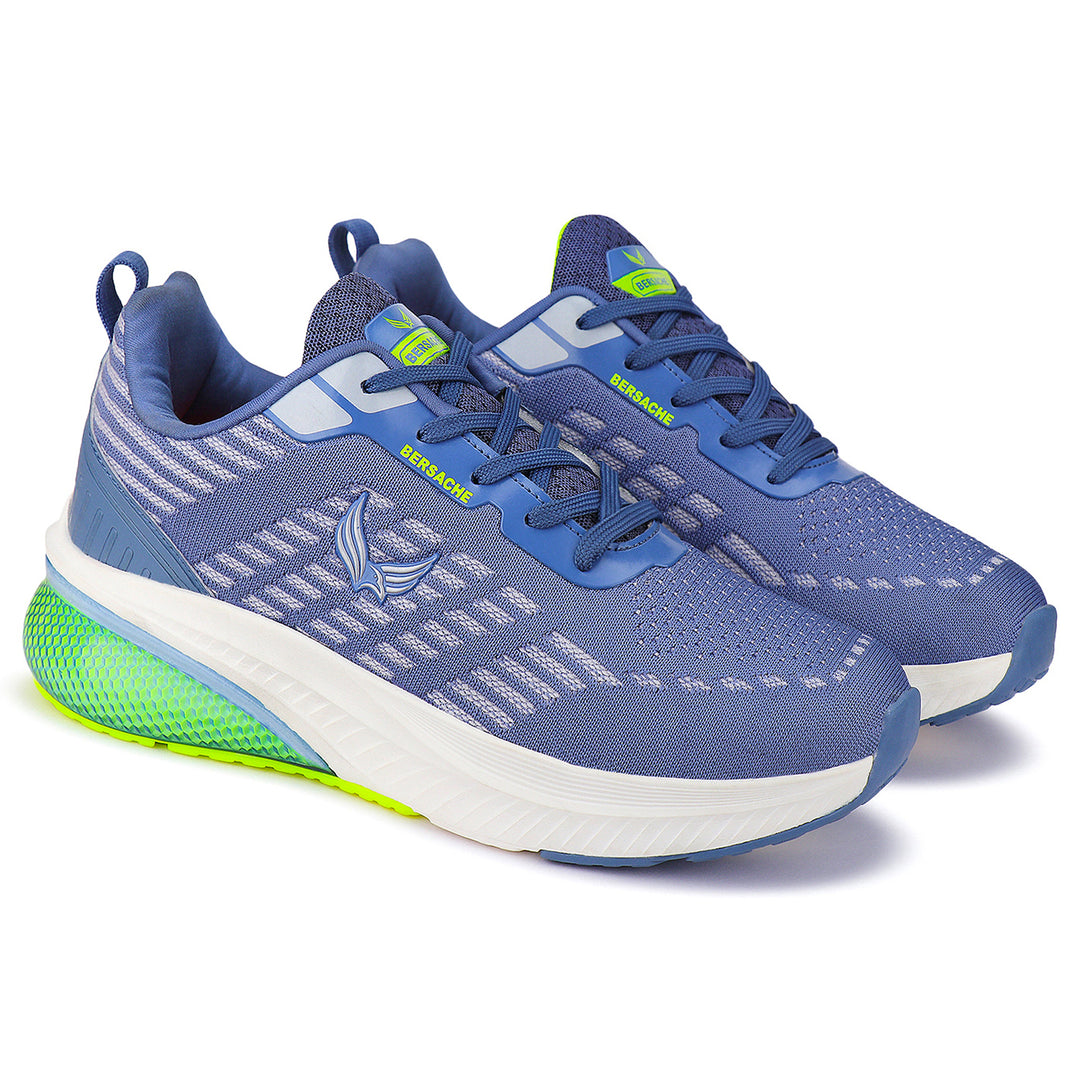 Bersache Lightweight Sports Running Shoes For Men Blue-9075