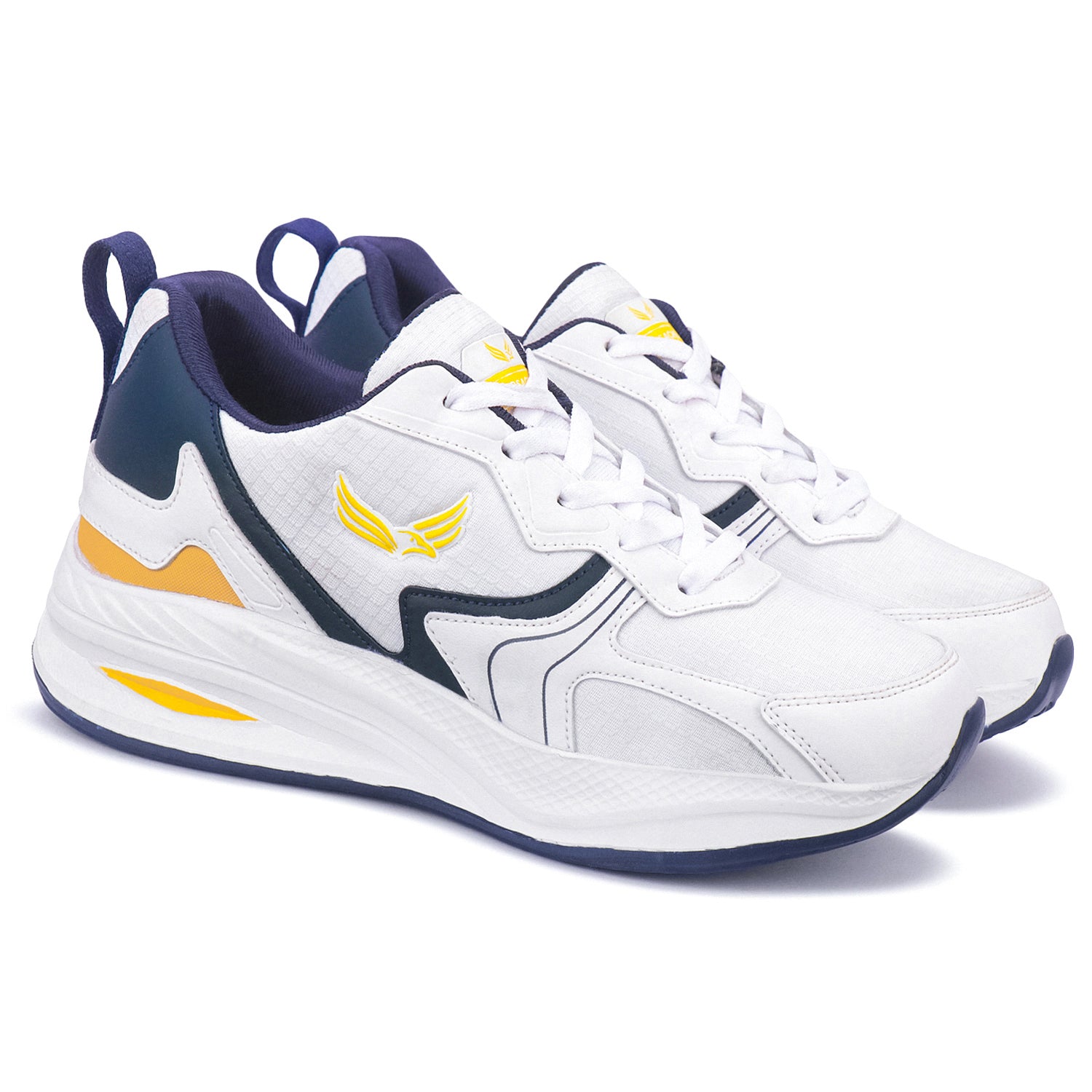 Bersache Casual Sneaker shoe for Men| Soft Cushioned Insole , Slip-Resistance Casuals For Men (8116-White)