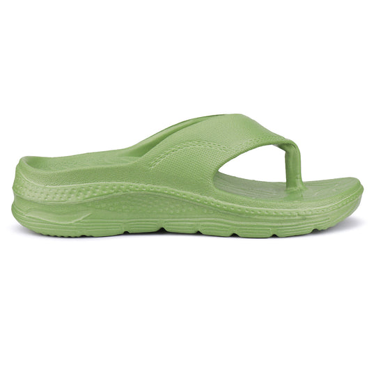 Bersache Extra Soft Classic Casual with  Regular wear with Ultra Soft & Flexibility Technology Flip Flop for Women's & Girl's (6186-Green)