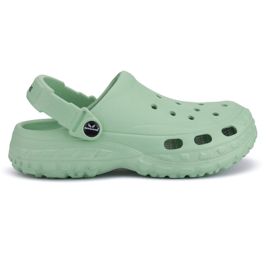 Bersache Extra Soft Classic Casual with  Regular wear with Ultra Soft & Flexibility Technology Clog's for Women's & Girl's (Green-6196)