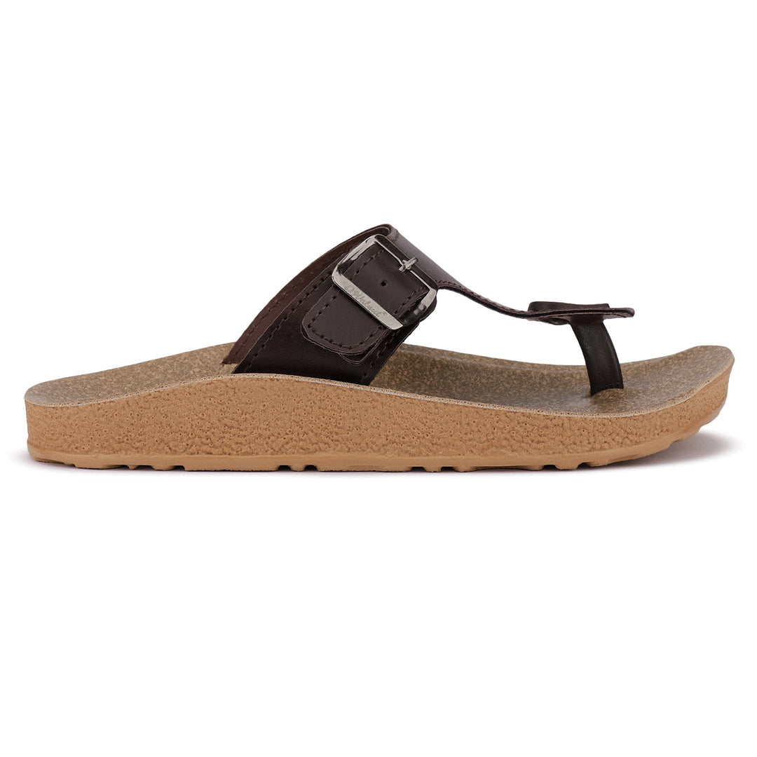 Bersache Extra Soft Classic Casual with  Regular wear with Ultra Soft & Flexibility Technology Flip-Flop for Men's & Boy's (6211-Brown)
